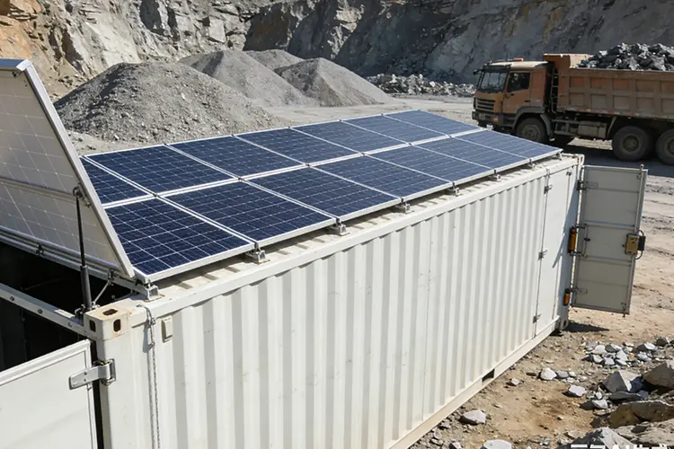 Commercial energy storage and photovoltaic container system