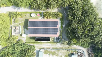 Galvanized square tube photovoltaic power generation bracket
