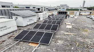 Resort uses smart photovoltaic energy storage containers for