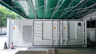 North macedonia energy storage container plant operation
