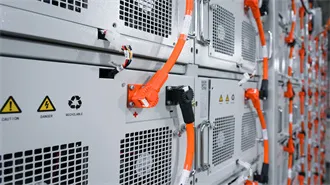 How many volts does the solar container outdoor power carry